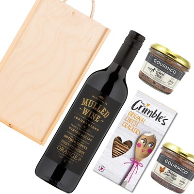 Maple Falls Mulled Wine 75cl And Pate Gift Box